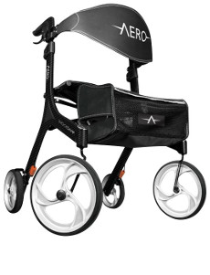 Aero Carbon Fiber Side-Folding Rollator